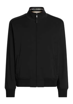 Dolce & Gabbana zip-up denim jacket - Black