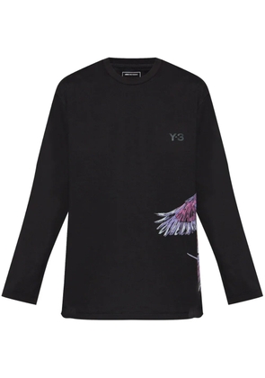 Y-3 x Adidas graphic-print T-shirt - Black