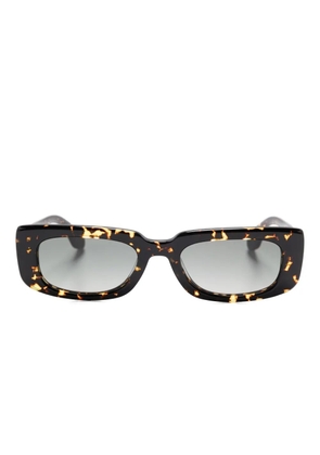 GIGI STUDIOS Thrive 017 rectangle-frame sunglasses - Brown