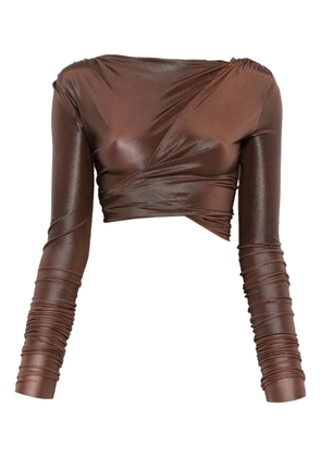 Rick Owens Lilies Jade top - Brown