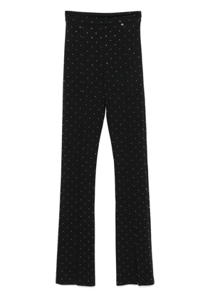 NISSA crystal-embellished trousers - Black