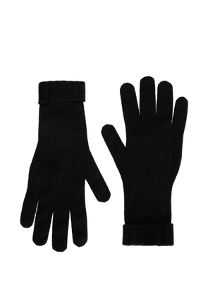 Dolce & Gabbana ribbed-cuff gloves - Black