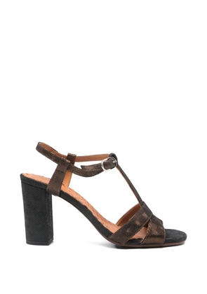Chie Mihara Bafrica T-strap leather sandals - Brown