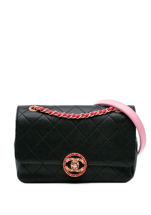 CHANEL Pre-Owned 2019 Quilted Calfskin CC Chain Logo crossbody bag - Black