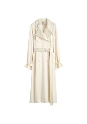 TOTEME belted double-breasted trench coat - Neutrals
