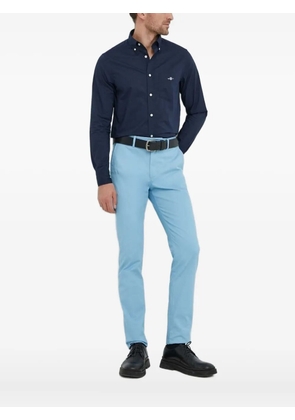 Gant logo-embroidered shirt - Blue