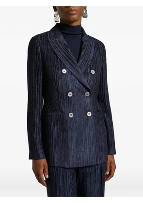 Peserico double-breasted blazer - Blue