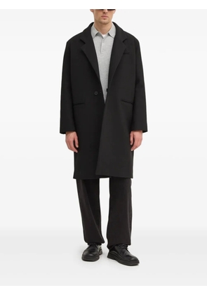 Won Hundred single-breasted pocket coat - Black