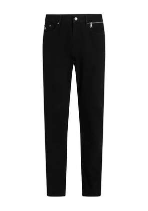 Karl Lagerfeld logo-patch jeans - Black