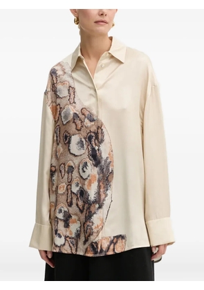 AERON abstract-print shirt - Neutrals