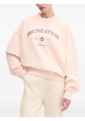P.E Nation logo-graphic sweatshirt - Pink