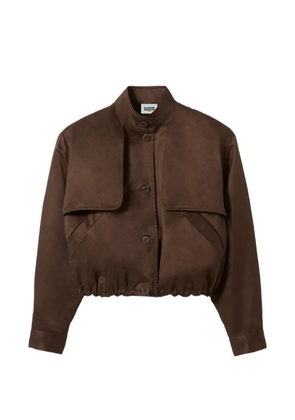 Claudie Pierlot button front cotton jacket - Brown