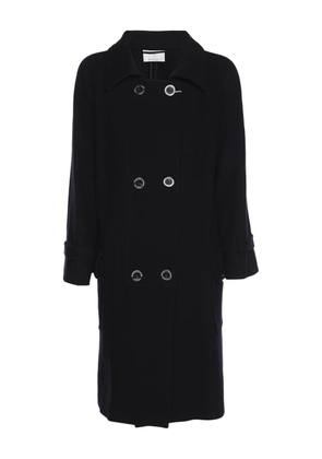 Marina Rinaldi long double-breasted jacket - Blue