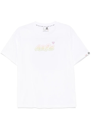 A BATHING APE® logo-print T-shirt - White