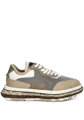 Desigual panelled platform trainers - Neutrals