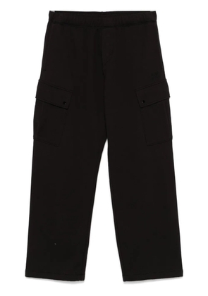 C.P. Company diagonal-fleece track pants - Black