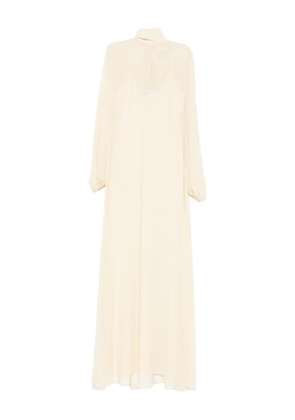 Vivetta bow-detail maxi dress - Neutrals