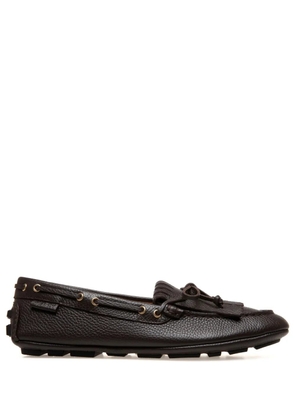 Bally Kerbs leather boat shoes - Brown