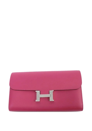 Hermès Pre-Owned 2019 Evercolor Constance Wallet long wallets - Pink