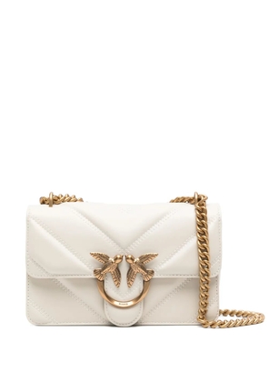 PINKO mini Love One cross body bag - White