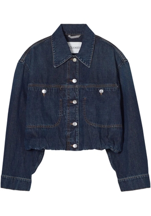 Closed cotton jacket - Blue