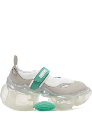 GROUNDS Moopie bubble-sole ballet flats - Grey