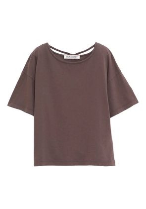 OUR LEGACY cotton T-shirt - Brown