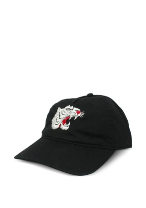 Melt tiger-embroidered cap hat - Black