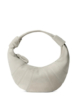 LEMAIRE mini Fortune Croissant topstitched tote bag - Neutrals