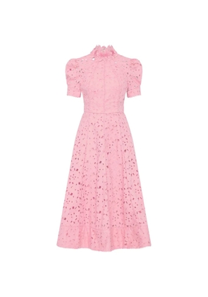Rebecca Vallance Kitsu high-neck midi dress - Pink