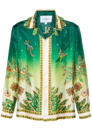 Casablanca Joyaux D'Afrique silk shirt - Green