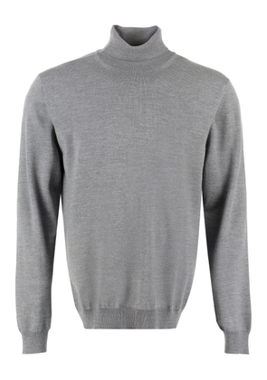 THE (Alphabet) turtleneck wool sweater - Grey