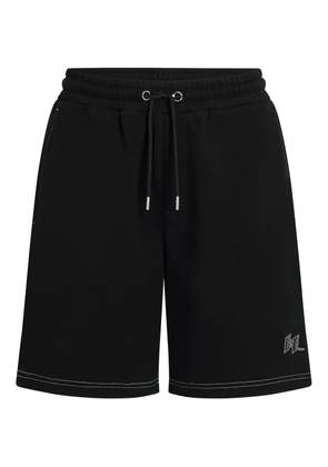 Karl Lagerfeld contrast-stitch shorts - Black