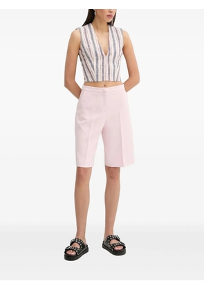 IRO striped V-neck top - Neutrals