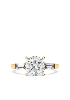 Tilla 14K yellow gold cushion diamond ring
