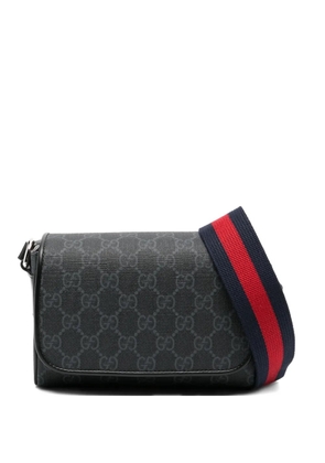Gucci Pre-Owned monogram-pattern messenger bag - Black