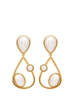 Oscar de la Renta drop earrings - Gold