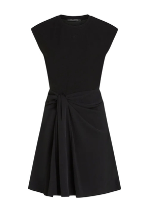Karl Lagerfeld panelled dress - Black