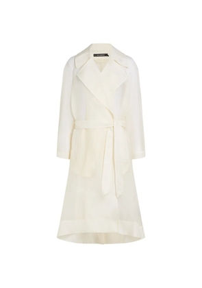 Karl Lagerfeld organza trench coat - Neutrals