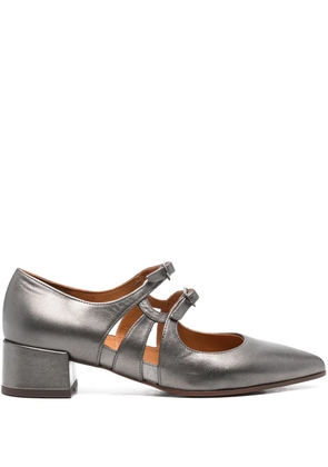Chie Mihara 30mm Jersey pumps - Silver
