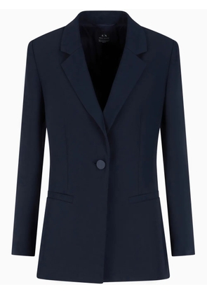 Armani Exchange single-breasted blazer - Blue