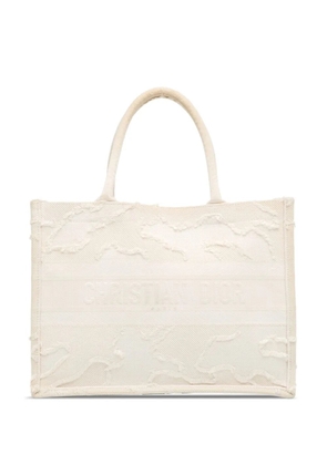 Christian Dior Pre-Owned 2020 Medium Camouflage Book tote bag - White