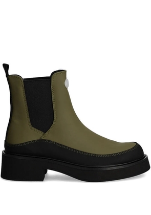 Desigual elastic-panel platform boots - Green