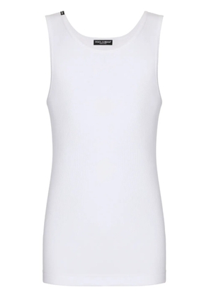 Dolce & Gabbana cotton tank top - White