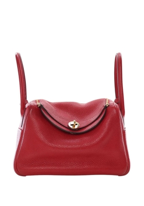 Hermès Pre-Owned 2017 Clemence Lindy 26 satchel - Red
