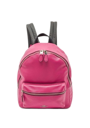 Coach Charlie leather backpack - Pink