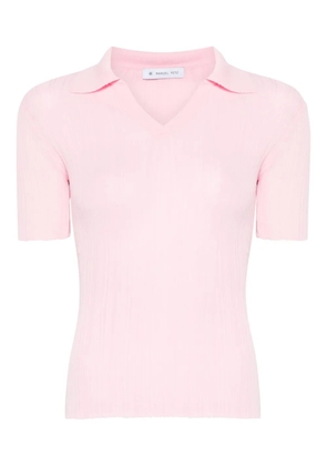 Manuel Ritz ribbed T-shirt - Pink