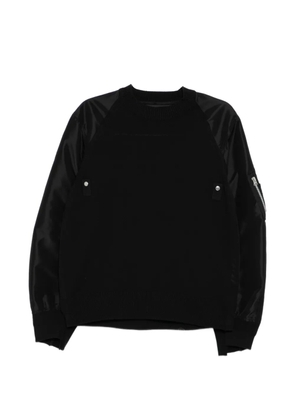 sacai Sponge sweatshirt - Black