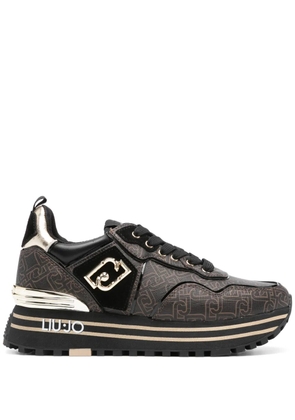 LIU JO logo-print chunky-sole sneakers - Brown