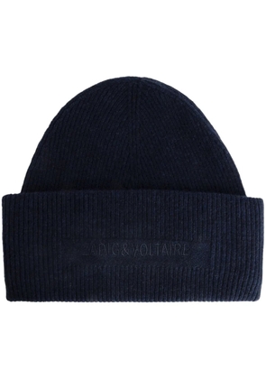 Zadig&Voltaire cashmere beanie hat - Blue